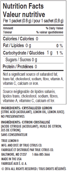 True Lemon 100-Count