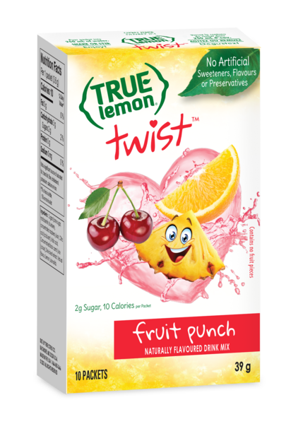 True Lemon Twist Drink Mixes - Fruit Punch (10-Count)