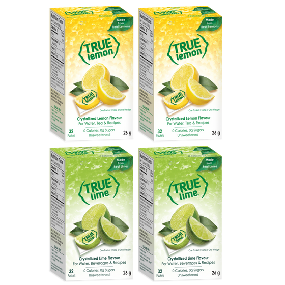 True Lemon & Lime Bundle (32 Packets Each Flavour)