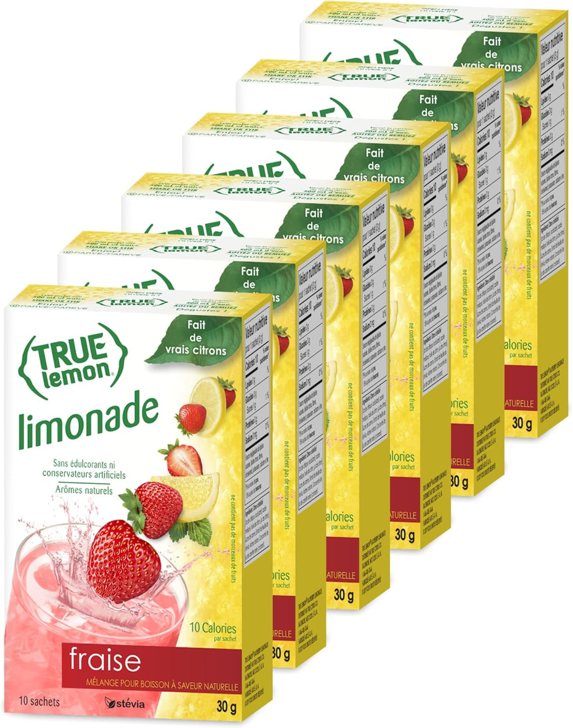 True Lemon Strawberry Lemonade 10-Count