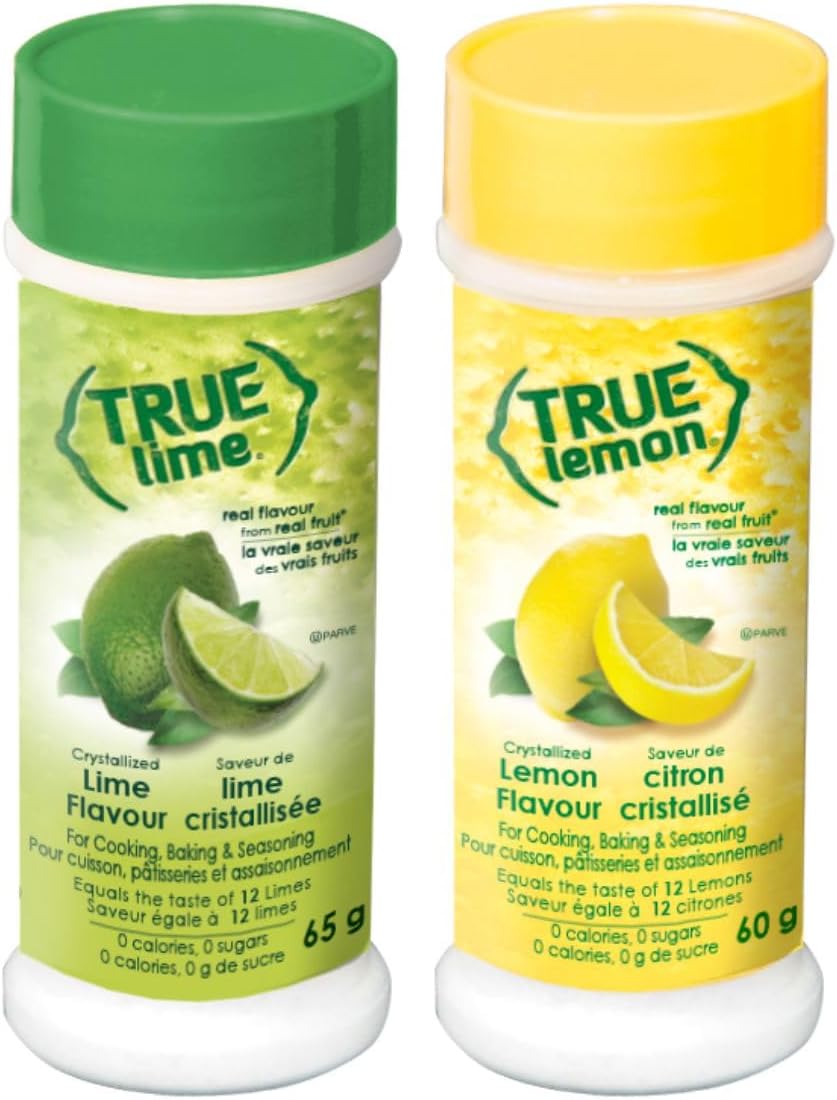 True Lemon & Lime Shaker (1 x 60g Lemon & 1 x 65g Lime)