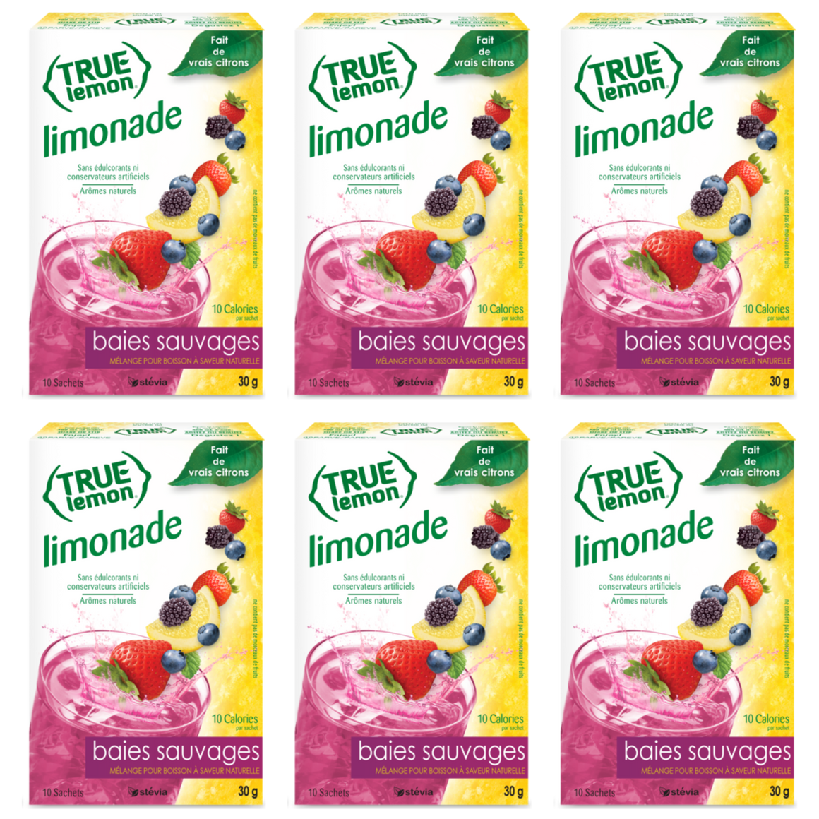 True Lemon Wildberry Limeade 10-Count