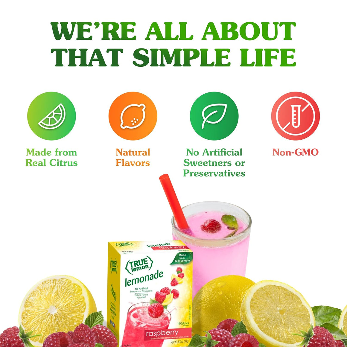 True Citrus Raspberry Lemonade 10-Count