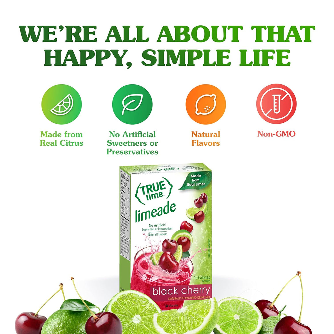 True Lime Black Cherry Limeade 10-Count