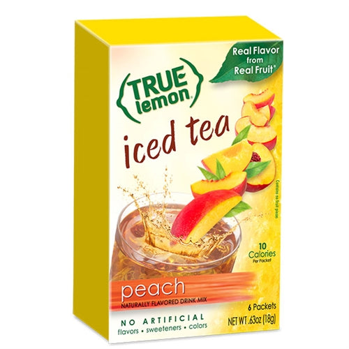 True Lemon Peach Iced Tea 6-Count