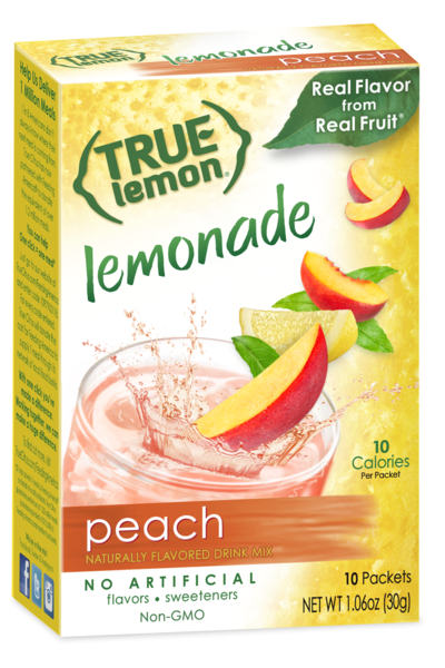 True Lemon Peach Lemonade 10-Count